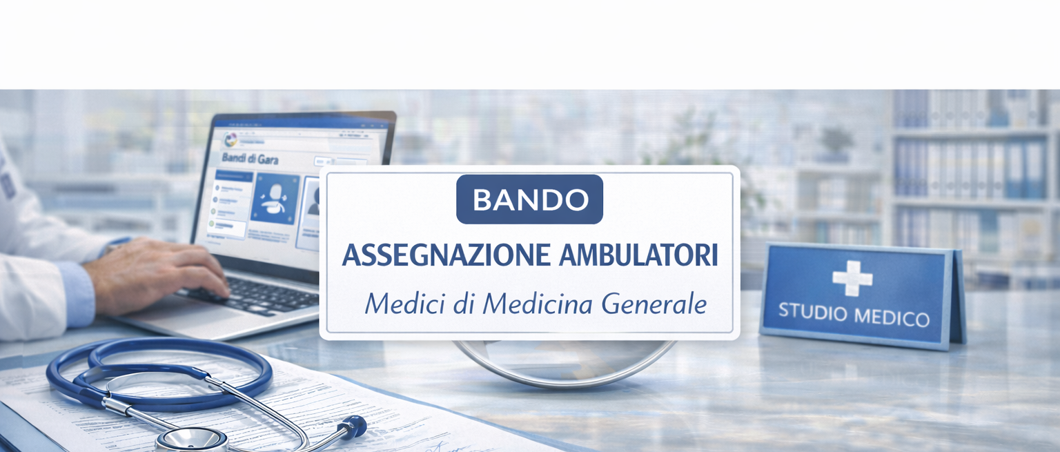 Bando per l'assegnazione degli ambulatori medici presso l'edificio dell'ex- cooperativa