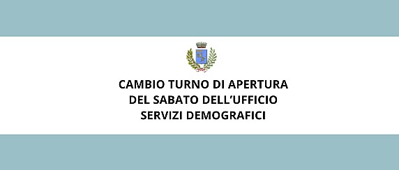 Apertura Ufficio Servizi Demografici