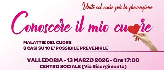 Incontro "Conoscere il mio cuore"