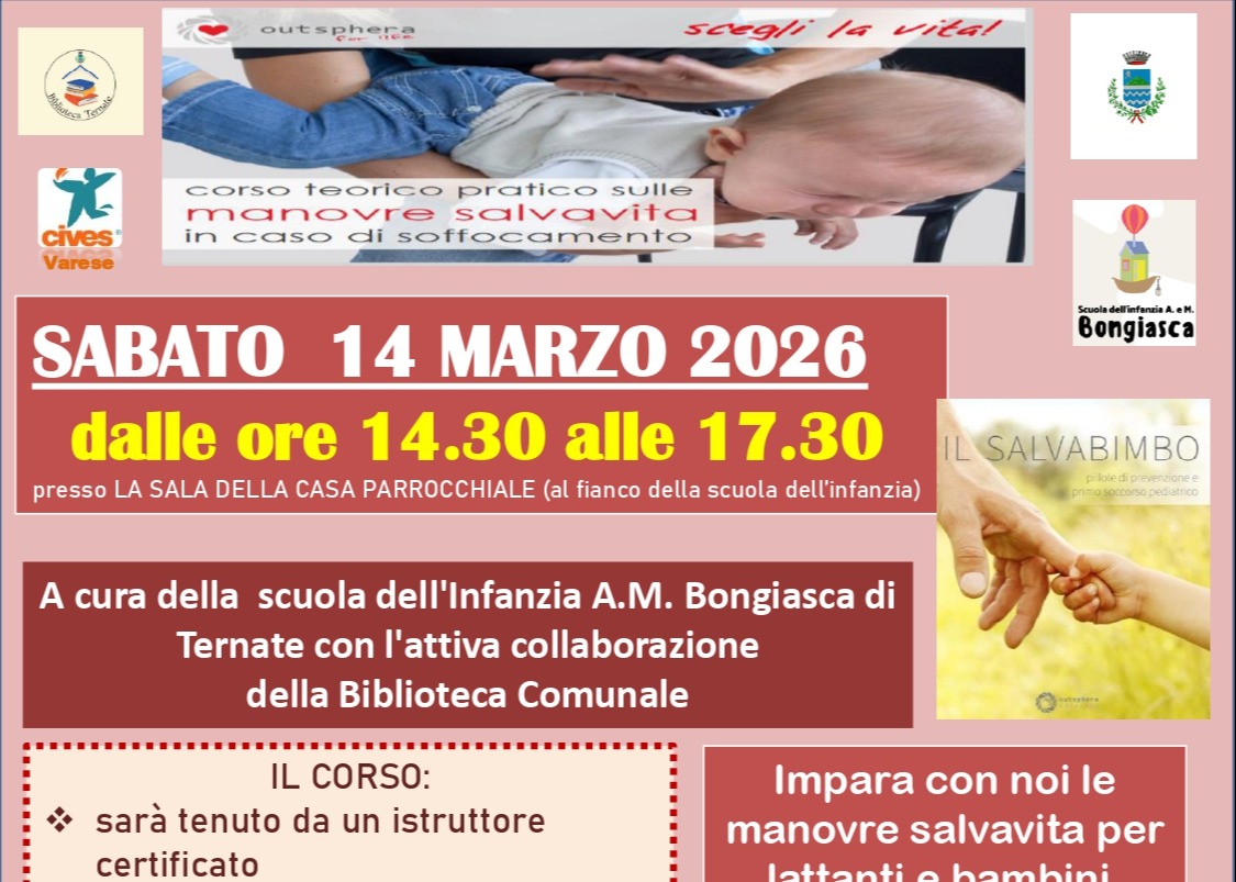 Corso manovre salvavita per lattanti e bambini