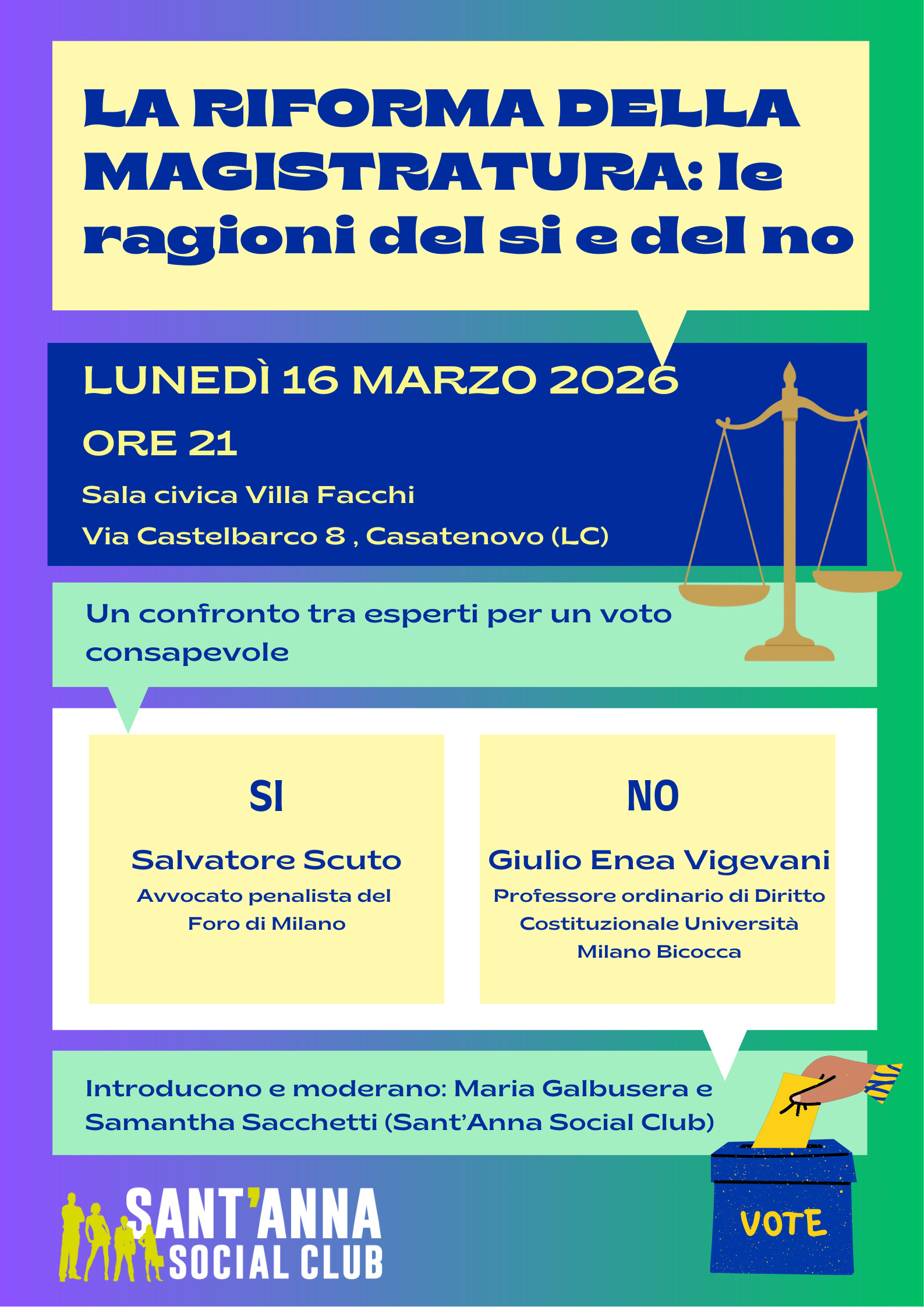 Locandina incontro referendum 2026