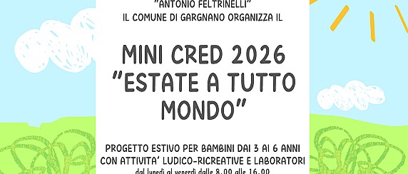 Mini CRED 2026 "ESTATE A TUTTO MONDO”