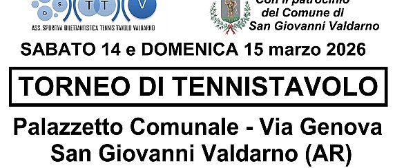 Weekend di grande sport con il torneo di tennistavolo