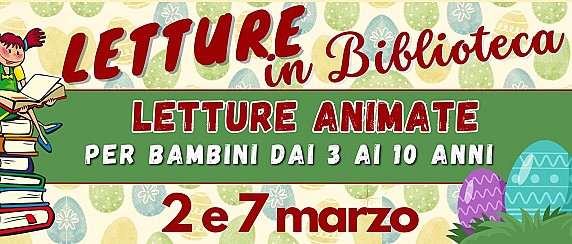 LETTURA ANIMATA CON LABORATORIO CREATIVO - ESPRESSIVO