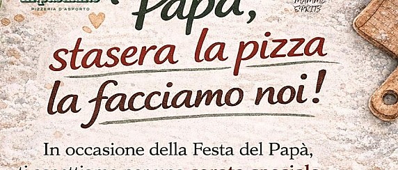 Papà stasera la pizza la facciamo noi ???