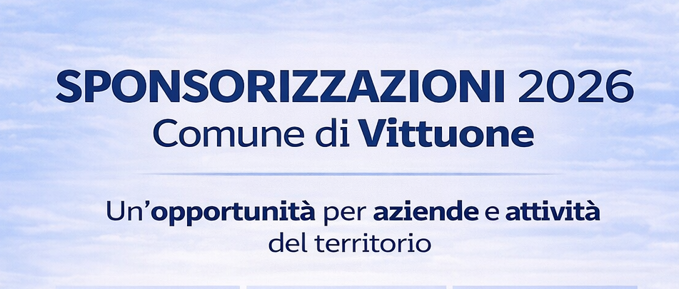 Sponsorizzazioni 2026