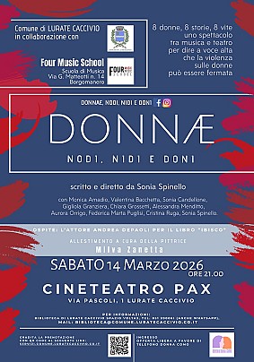 DONNAE spettacolo 14 marzo 2026