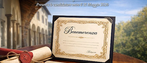 Apertura del Bando per il Conferimento delle Benemerenze – Anno 2026