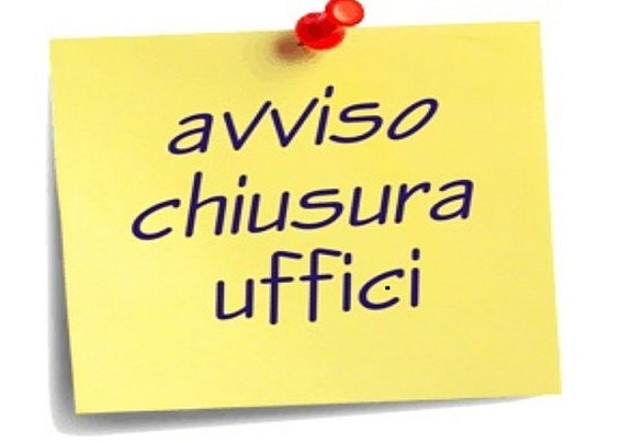 CHIUSURA UFFICIO TECNICO