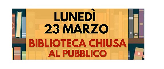 Avviso di chiusura Biblioteca