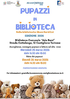 Pupazzi in biblioteca 2025