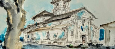 Mostra "CONTRAPPUNTI, FIGURE E PAESAGGI" con i disegni e i paesaggi di Chiara Fornaro e Gian Meineri.