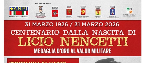 Centenario dalla nascita di Licio Nencetti.