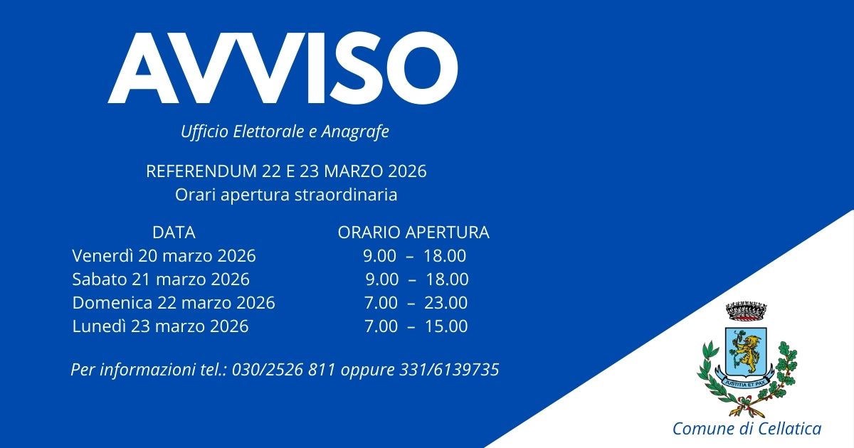 3- Avviso aperture anagrafe referendum