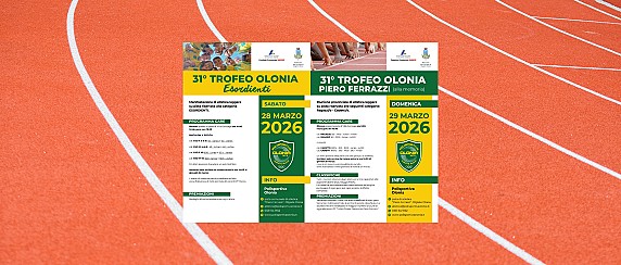 31° Trofeo Olonia - 28 e 29 marzo 2026
