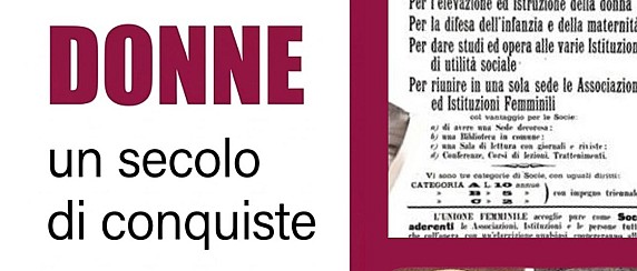 Mostra "Donne un secolo di conquiste"