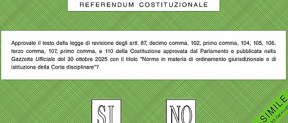 Referendum costituzionale, 22‑23 marzo 2026