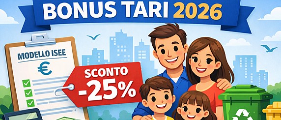 Rifiuti: bonus sociale per le famiglie in difficoltà economica