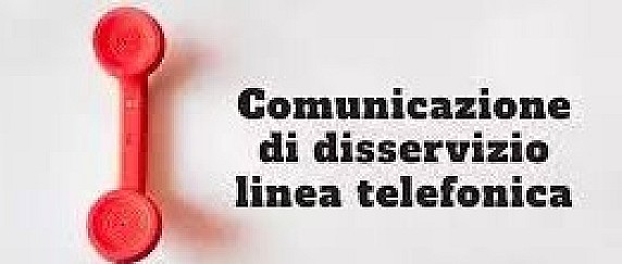 Avviso disservizio linee telefoniche degli uffici comunali nella giornata del 24.03.2026