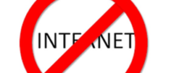 Interruzione della rete internet