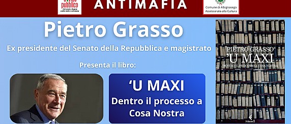 26/03/2026 ALBIGNASEGO PROMUOVE LA CULTURA DELLA LEGALITÀ CON PIETRO GRASSO E IL LIBRO “'U MAXI: DENTRO IL PROCESSO A COSA NOSTRA”