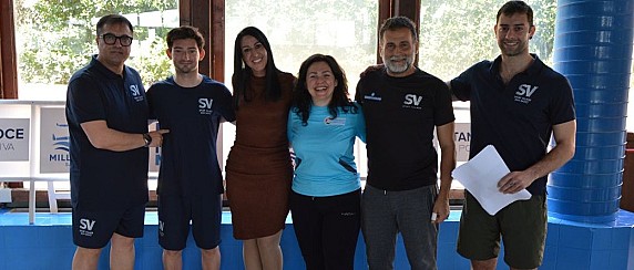 Saggio finale del corso di nuoto dei ragazzi del biennio dell’Istituto Omnicomprensivo Mattioli-D'Acquisto, indirizzo Management dello Sport