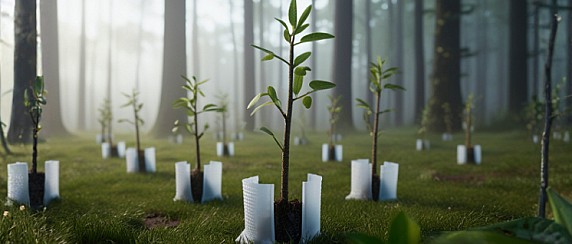Piantumazione di alberi/arbusti, lungo il bordo stradale