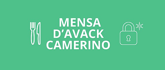 Oggi, 27 marzo 2026, la Mensa D'Avack di Camerino resterà chiusa per maltempo/The D'Avack Canteen in Camerino will be closed today, March 27, 2026, due to bad weather