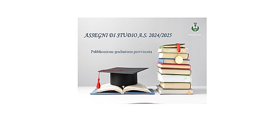 Graduatoria provvisoria assegni di studio a.s. 2024/2025