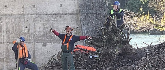 Esercitazione di protezione civile sul fiume Adda