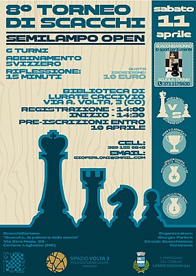Torneo scacchi 11 aprile