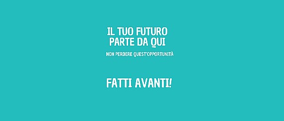 Il tuo futuro parte da qui, non perdere questa opportunità!
