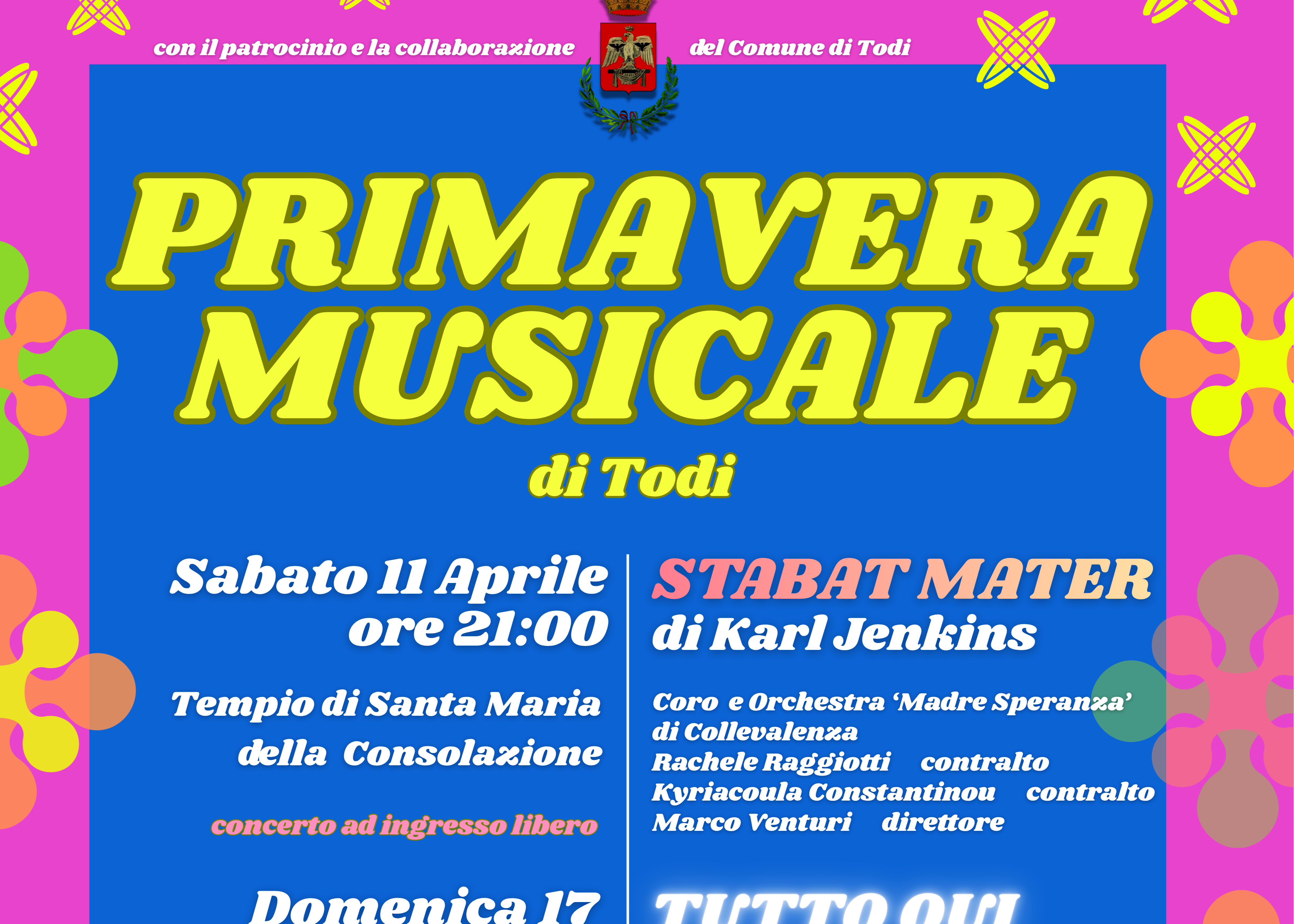 PRIMAVERA MUSICALE DI TODI - Il programma della Rassegna