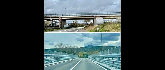 Cavalcavia di via Madonna del Moro: lavori conclusi e tolto il semaforo