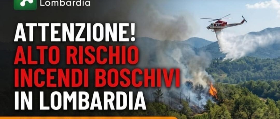 Allerta regionale per rischio incendi boschivi