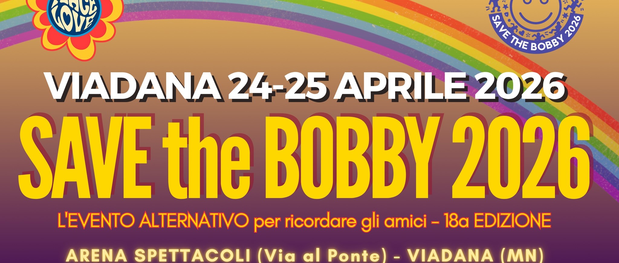 24 - 25 aprile - 18°edizione Save The Bobby 2026 / Partynmoto alternativo (18° memoriale Roberto “Bobby” Gozzi – 16° memoriale Gianluigi “Nino” Baroni)  - Arena Spettacoli - Viadana
