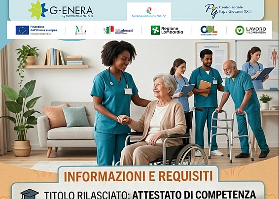 Al via a Viadana un corso di formazione gratuito per Assistente Familiare