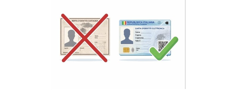 Dal 3 agosto 2026 la carta d'identità cartacea non sarà piu' valida a prescindere dalla data di scadenza