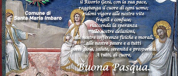 AUGURI DI BUONA PASQUA A TUTTA LA CITTADINANZA