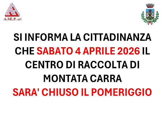 Cartello chiusura sabato pomeriggio-1