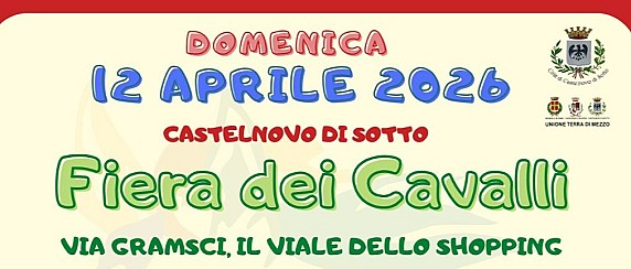 Domenica 12 aprile tornerà la Fiera dei Cavalli