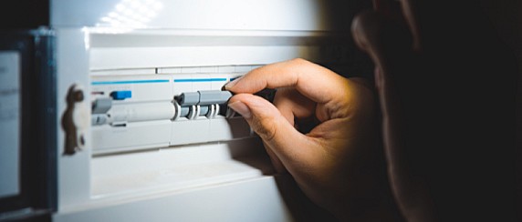 Avviso di interruzione di energia elettrica