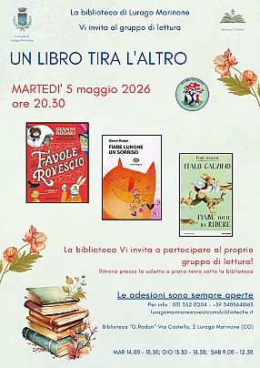 Gruppo di lettura 5 maggio 2026