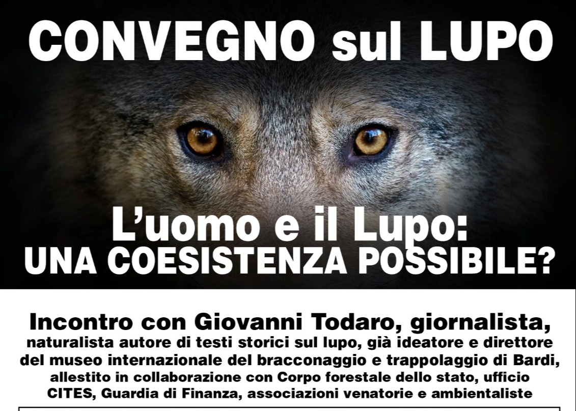 Convegno sul LUPO - L'uomo e il Lupo: una coesistenza possibile?