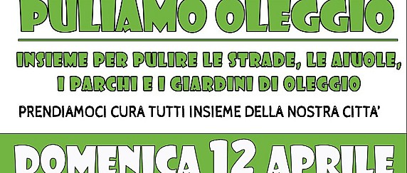 Puliamo Oleggio – Domenica 12 aprile