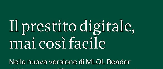 Avviso per tutti gli iscritti alla biblioteca civica di Mondovì - Aggiornamento della piattaforma MLOL (media Library On Line) per la lettura gratuita di riviste e libri in formato digitale