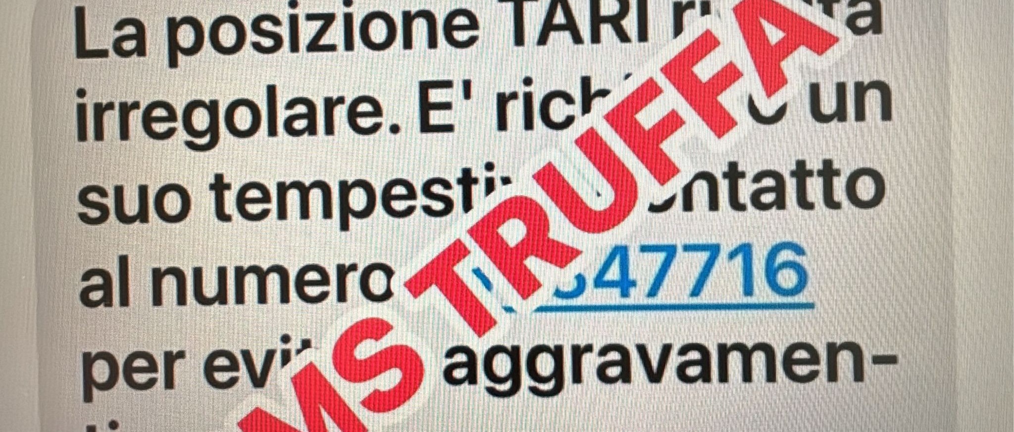 Attenzione: falsi SMS su pagamento TARI