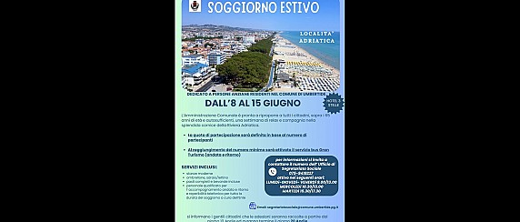 Soggiorno estivo per anziani