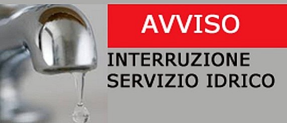 Interruzione servizio idrico dalle ore 23:00 del 14/04/2026 alle ore 07:00 del 15/04/2026 con possibili cali di pressione e portata