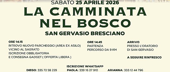 La camminata nel bosco